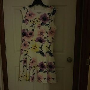 floral lavender & pink dress